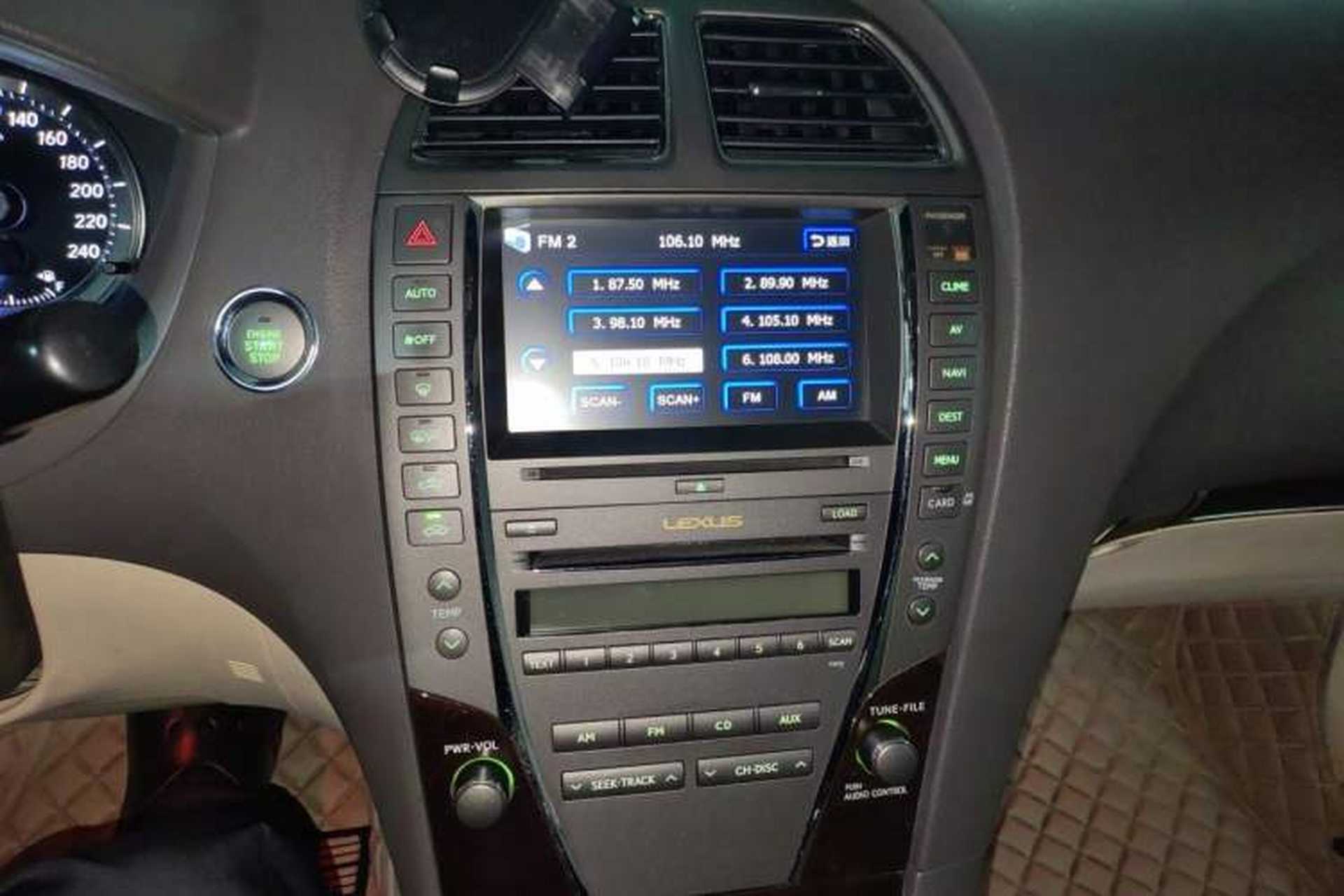 Used Lexus ES 2012 240 Special Limited Edition Audio And AC Panel