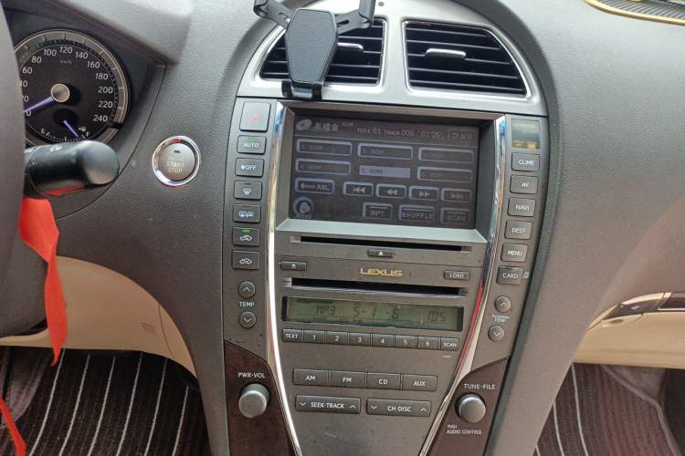 Used Lexus ES 2012 240 Special Limited Edition Audio And AC Panel