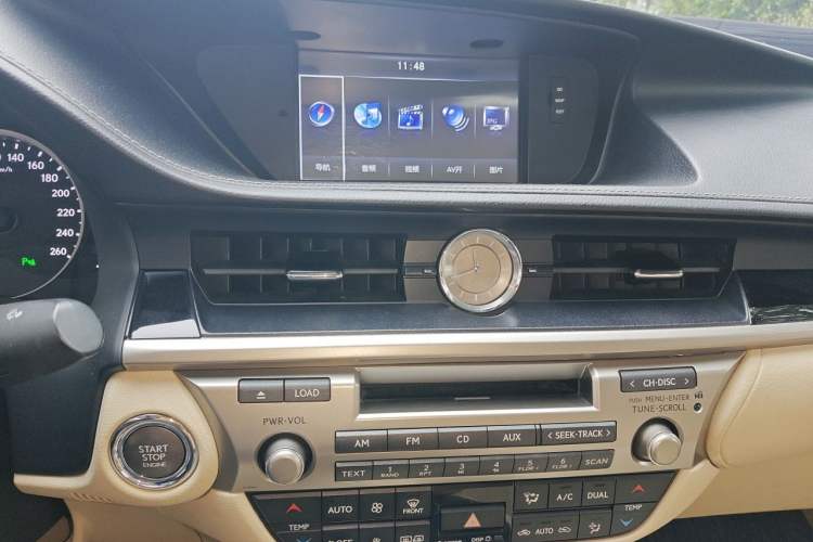 Used Lexus ES 2013 250 Elite Edition Audio And AC Panel