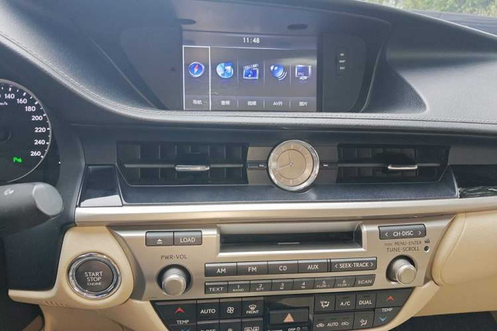 Used Lexus ES 2013 250 Elite Edition Audio And AC Panel