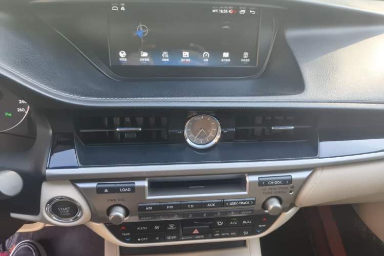 Used Lexus ES 2013 250 Elite Edition Audio And AC Panel