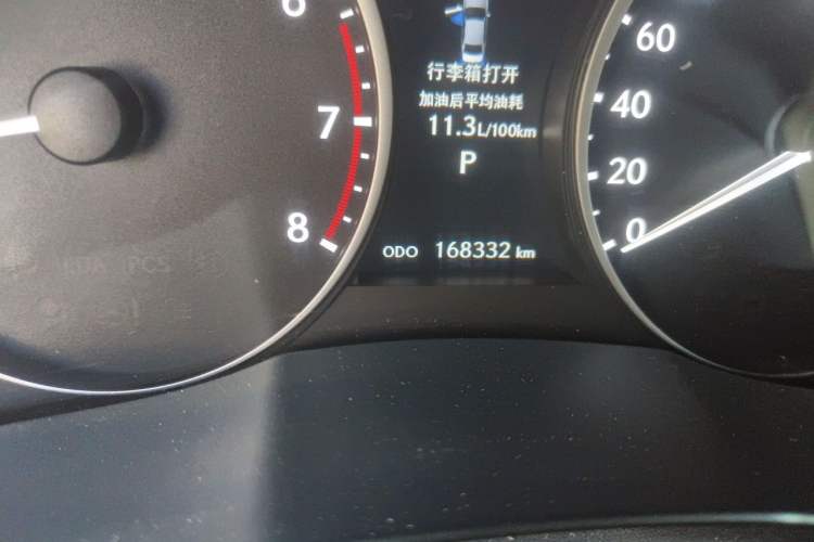 Used Lexus ES 2013 250 Elite Edition Odometer Close Up