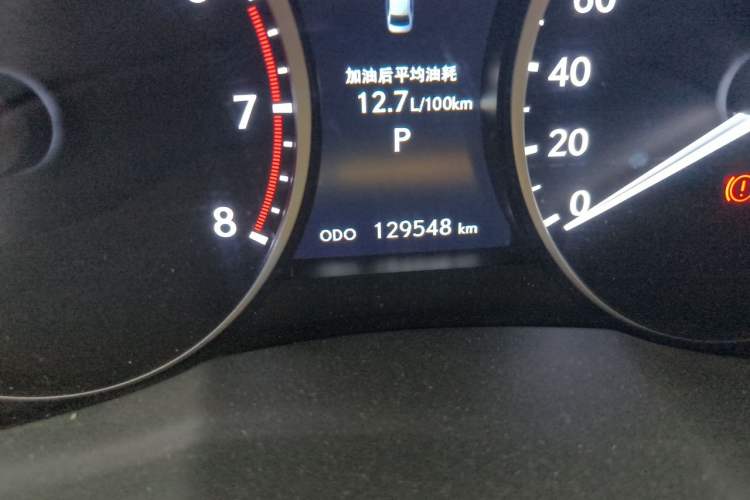 Used Lexus ES 2013 250 Elite Edition Odometer Close Up