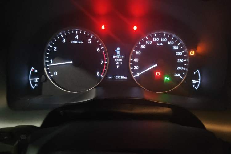 Used Lexus ES 2013 250 Mark Levinson Limited Edition Odometer Close Up