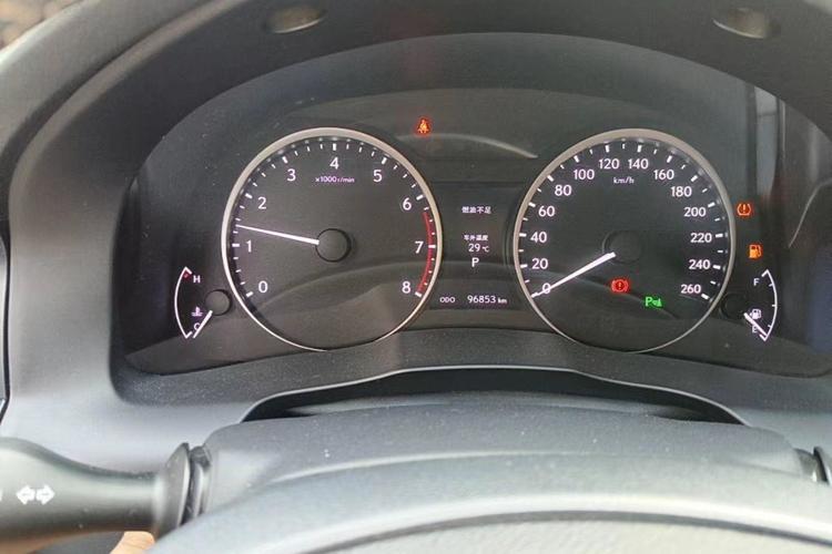 Used Lexus ES 2013 250 Elite Edition Odometer Close Up