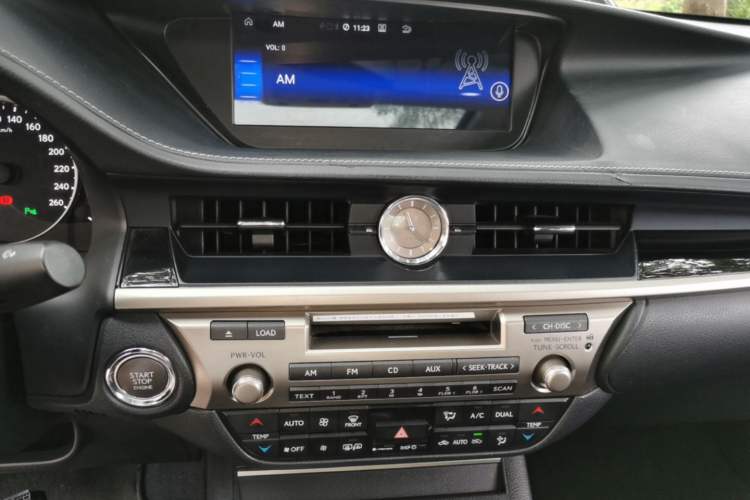 Used Lexus ES 2013 250 Elite Edition Audio And AC Panel