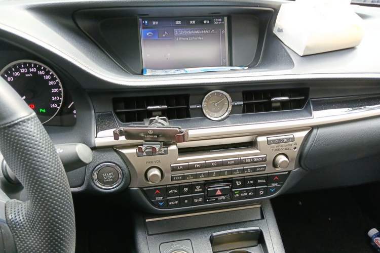 Used Lexus ES 2013 250 Elite Edition Audio And AC Panel