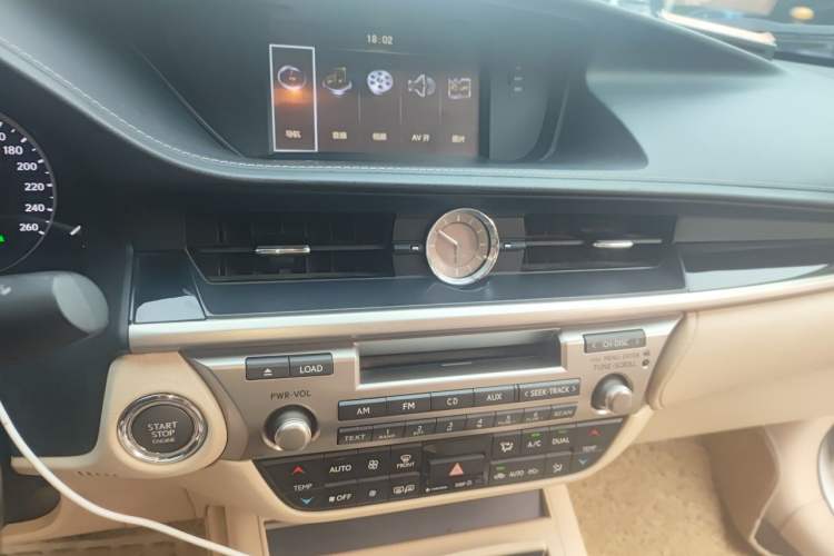 Used Lexus ES 2013 250 Elite Edition Audio And AC Panel