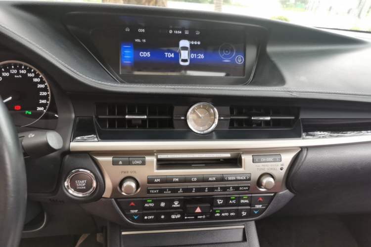 Used Lexus ES 2013 250 Elite Edition Audio And AC Panel