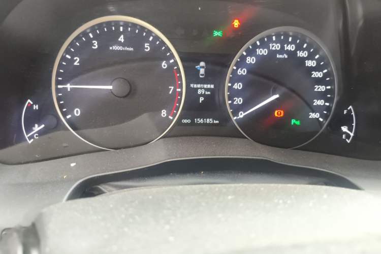Used Lexus ES 2013 250 Elite Edition Odometer Close Up