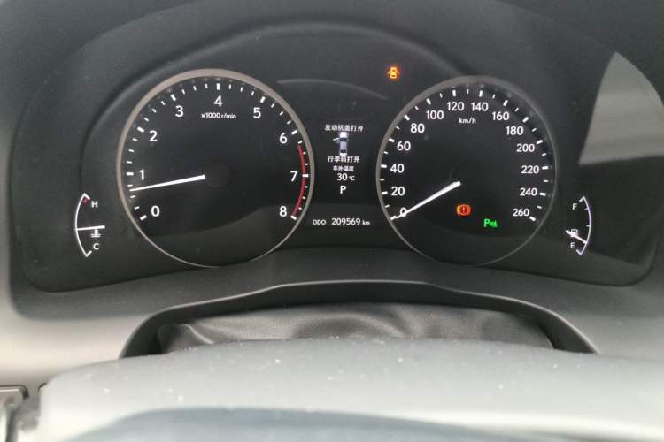 Used Lexus ES 2013 250 Elite Edition Odometer Close Up