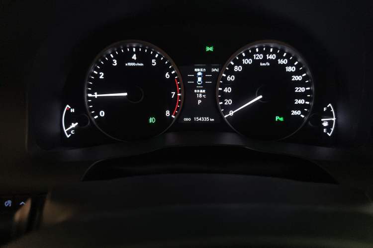 Used Lexus ES 2013 250 Elite Edition Odometer Close Up