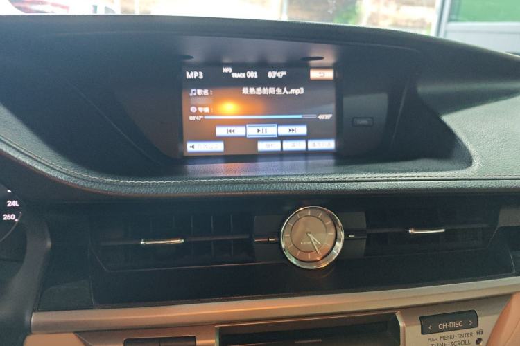 Used Lexus ES 2013 250 Elite Edition Audio And AC Panel