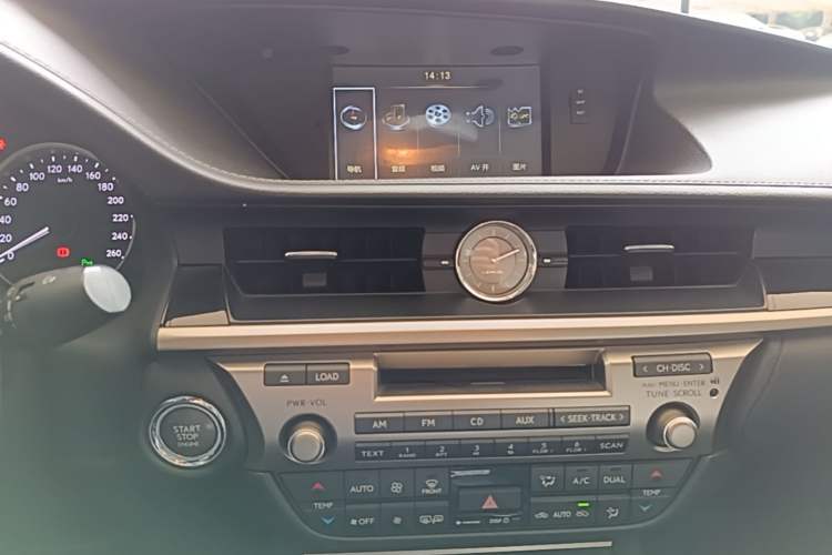 Used Lexus ES 2014 250 Elite Edition Audio And AC Panel