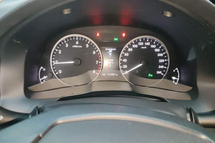 Used Lexus ES 2014 250 Elite Edition Odometer Close Up