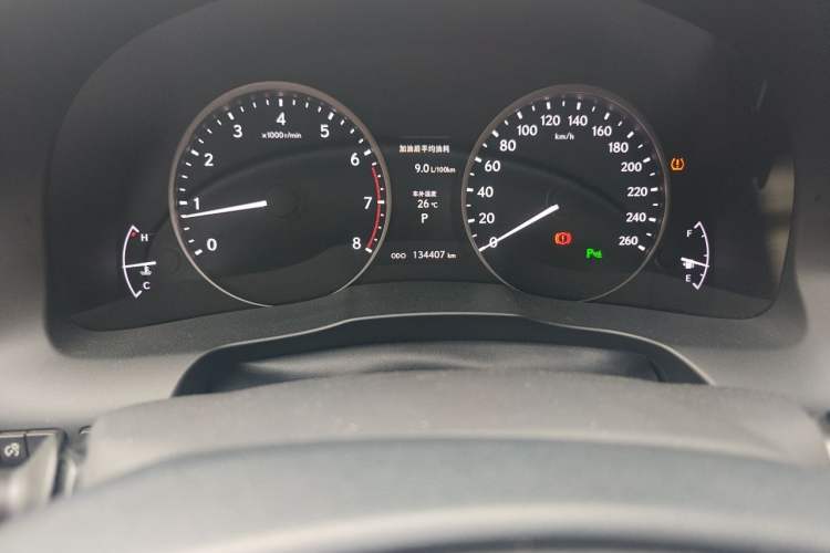 Used Lexus ES 2014 250 Elite Edition Odometer Close Up