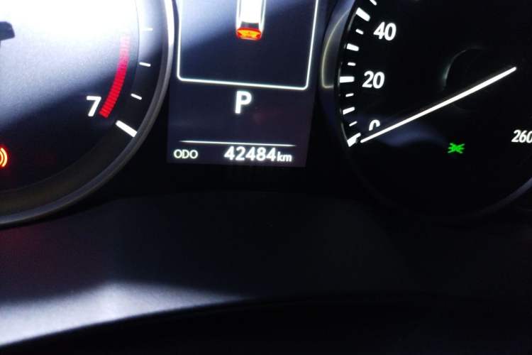 Used Lexus ES 2015 250 Elegant Edition Odometer Close Up