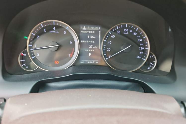 Used Lexus ES 2015 200 Elite Edition Odometer Close Up