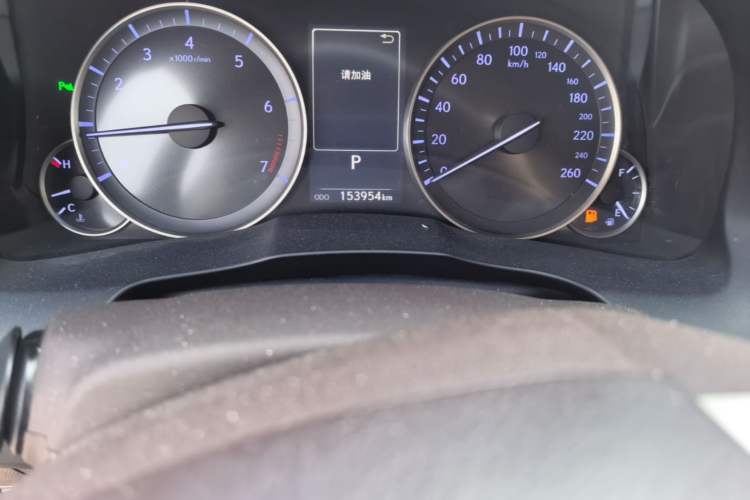 Used Lexus ES 2015 200 Elite Edition Odometer Close Up