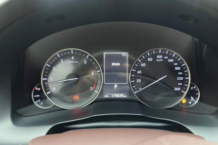 Used Lexus ES 2015 200 Elite Edition Odometer Close Up