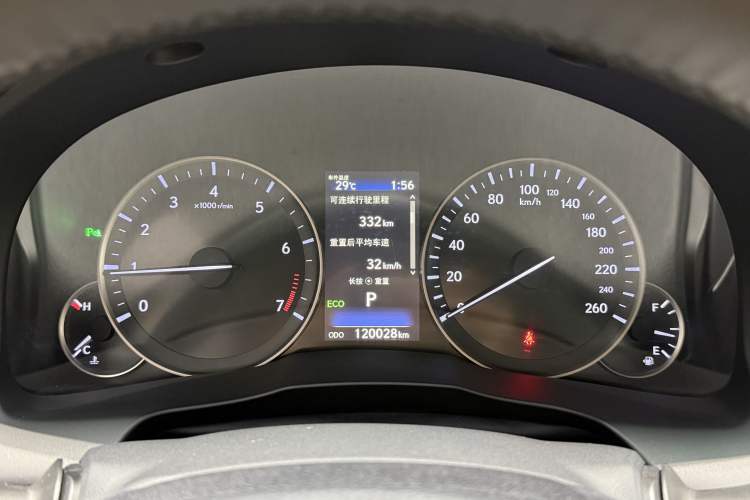 Used Lexus ES 2015 200 Elite Edition Odometer Close Up