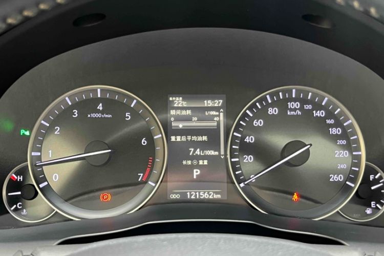 Used Lexus ES 2015 200 Elite Edition Odometer Close Up