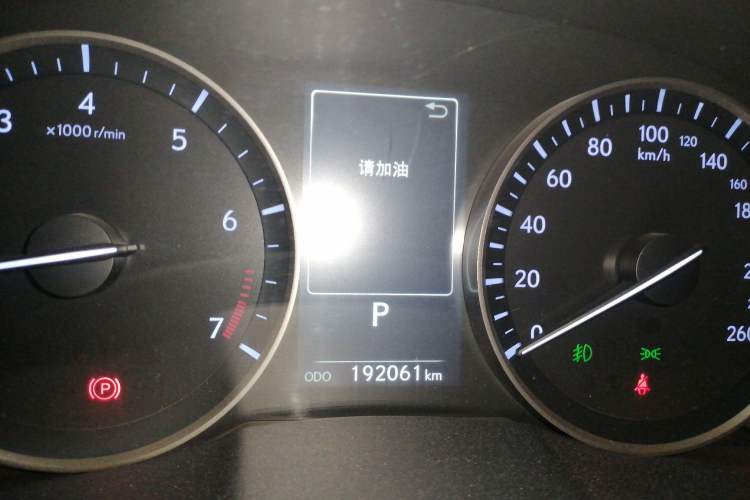 Used Lexus ES 2015 200 Elite Edition Odometer Close Up