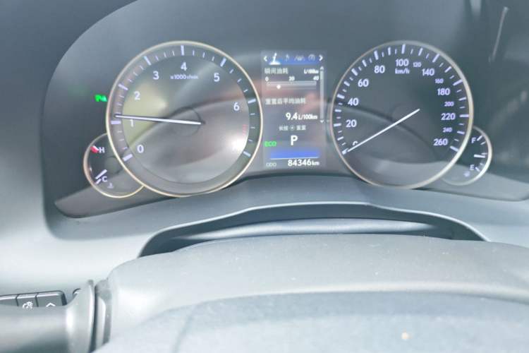 Used Lexus ES 2015 200 Elite Edition Odometer Close Up