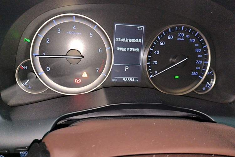 Used Lexus ES 2015 200 Elite Edition Odometer Close Up