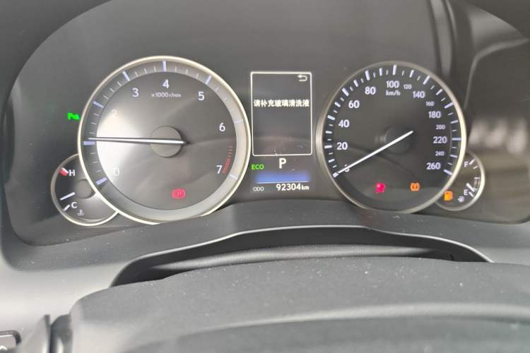 Used Lexus ES 2017 200 30th Anniversary Edition Odometer Close Up