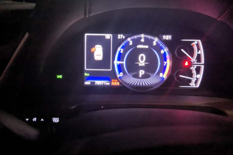 Used Lexus ES 2018 200 Excellence Edition China VI Standard Odometer Close Up