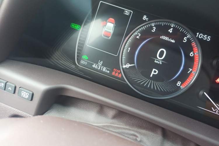 Used Lexus ES 2019 300h Millionth Anniversary Limited Edition China VI Standard Odometer Close Up