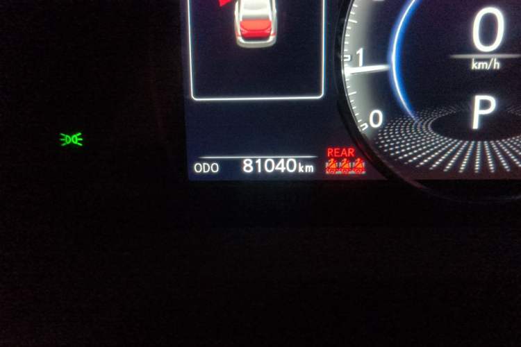 Used Lexus ES 2020 200 Excellence Edition Odometer Close Up
