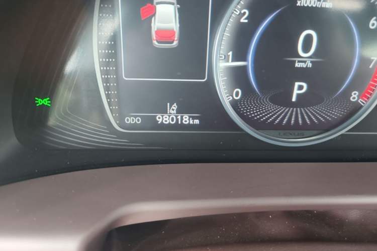 Used Lexus ES 2020 200 Excellence Edition Odometer Close Up