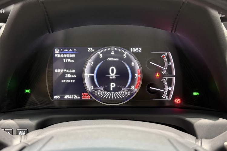 Used Lexus ES 2020 200 Luxury Edition Odometer Close Up