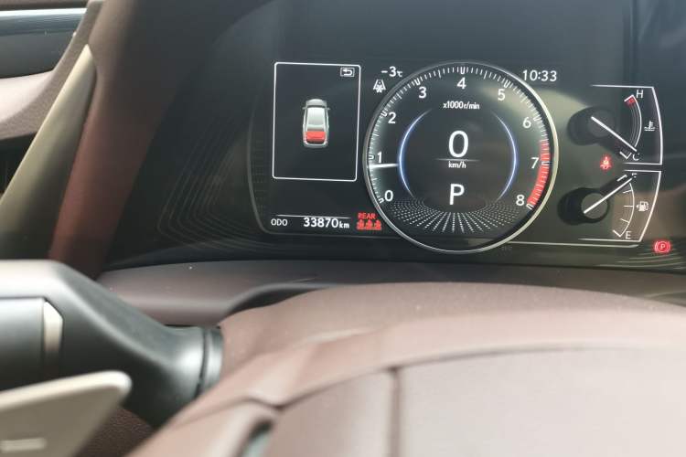 Used Lexus ES 2020 200 Excellence Edition Odometer Close Up