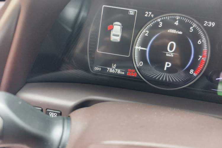 Used Lexus ES 2020 200 Excellence Edition Odometer Close Up