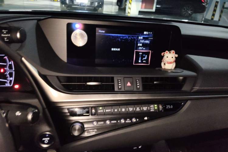 Used Lexus ES 2020 300h Premier Edition Audio And AC Panel