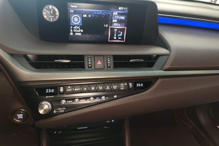 Used Lexus ES 2020 200 Excellence Edition Audio And AC Panel