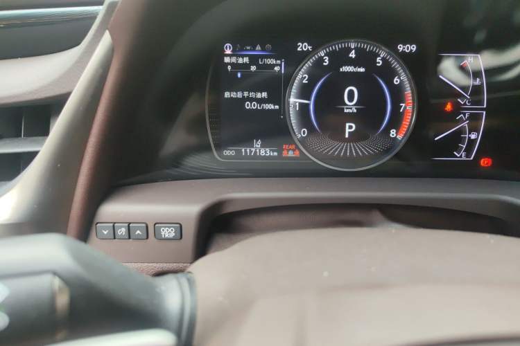 Used Lexus ES 2020 200 Excellence Edition Odometer Close Up