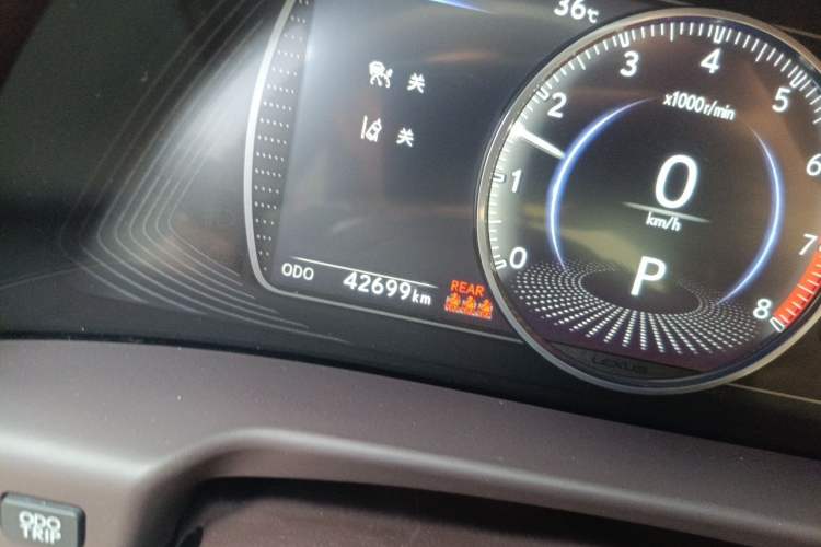 Used Lexus ES 2020 200 Excellence Edition Odometer Close Up