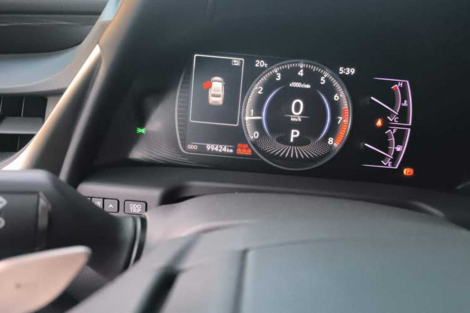 Used Lexus ES 2020 200 Excellence Edition Odometer Close Up