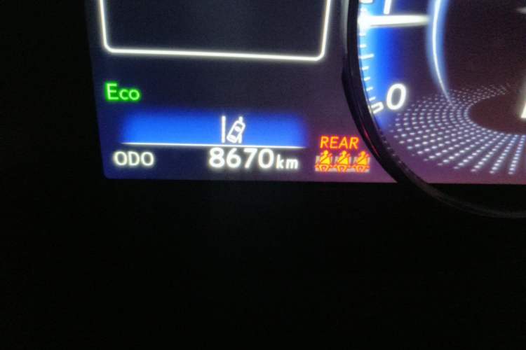 Used Lexus ES 2021 200 Luxury Edition Odometer Close Up