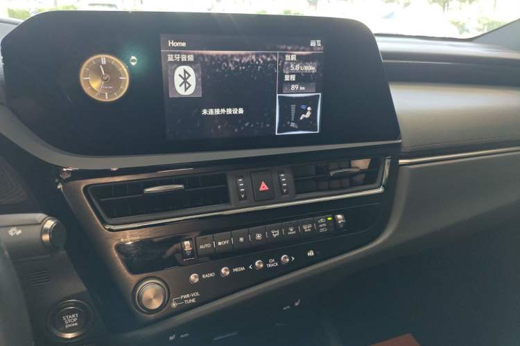 Used Lexus ES 2021 260 Excellence Edition Audio And AC Panel