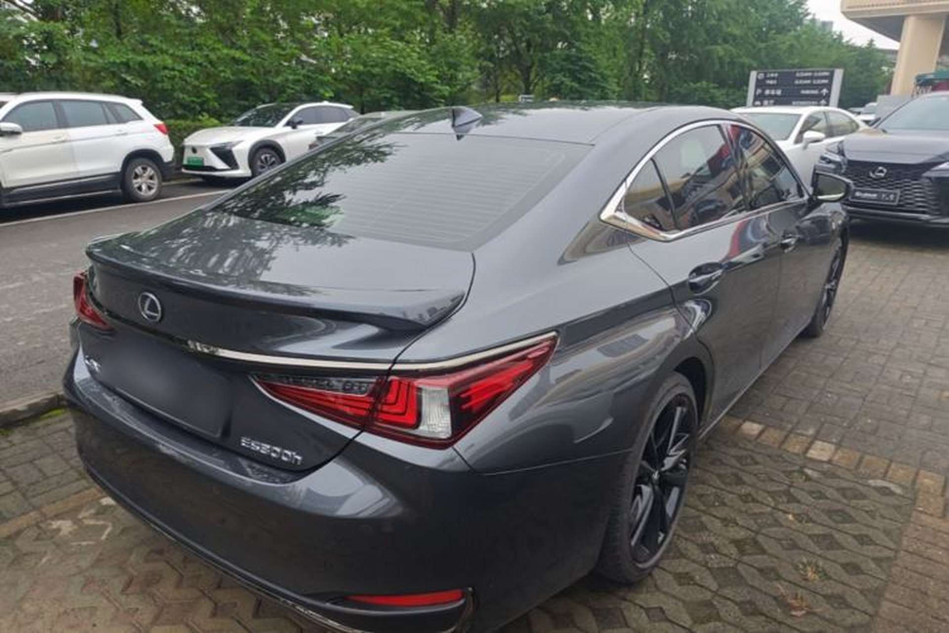 Used Lexus ES 2021 300h F SPORT Rear Right 45 Deg