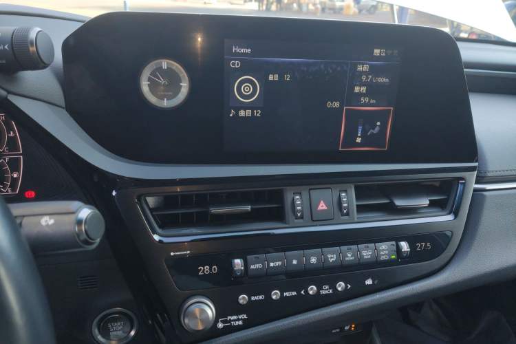 Used Lexus ES 2021 200 Excellence Edition Audio And AC Panel
