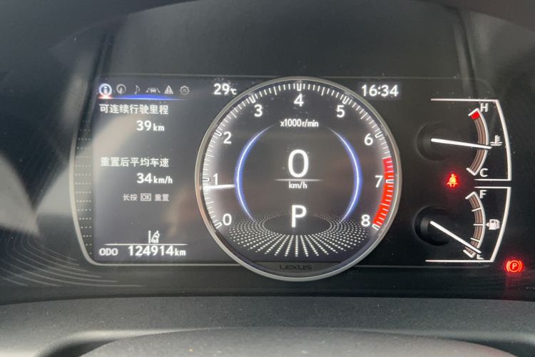 Used Lexus ES 2022 200 Excellence Edition Odometer Close Up