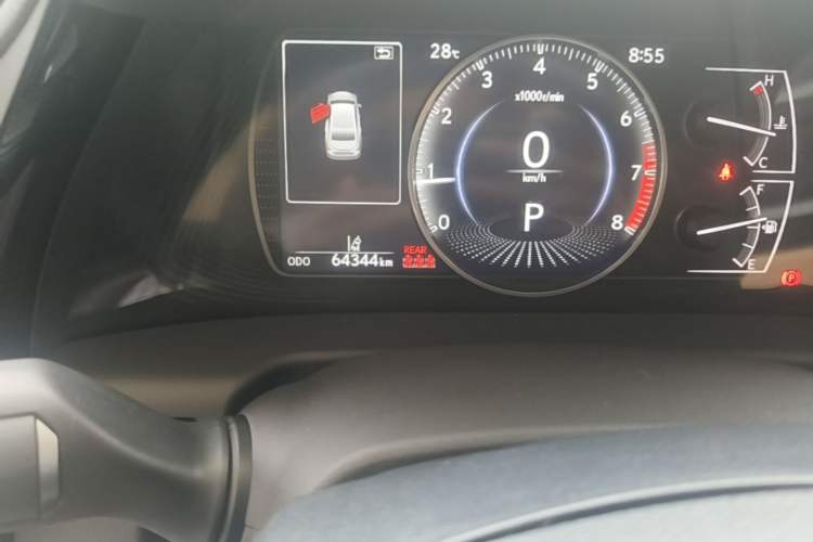 Used Lexus ES 2022 200 Excellence Edition Odometer Close Up
