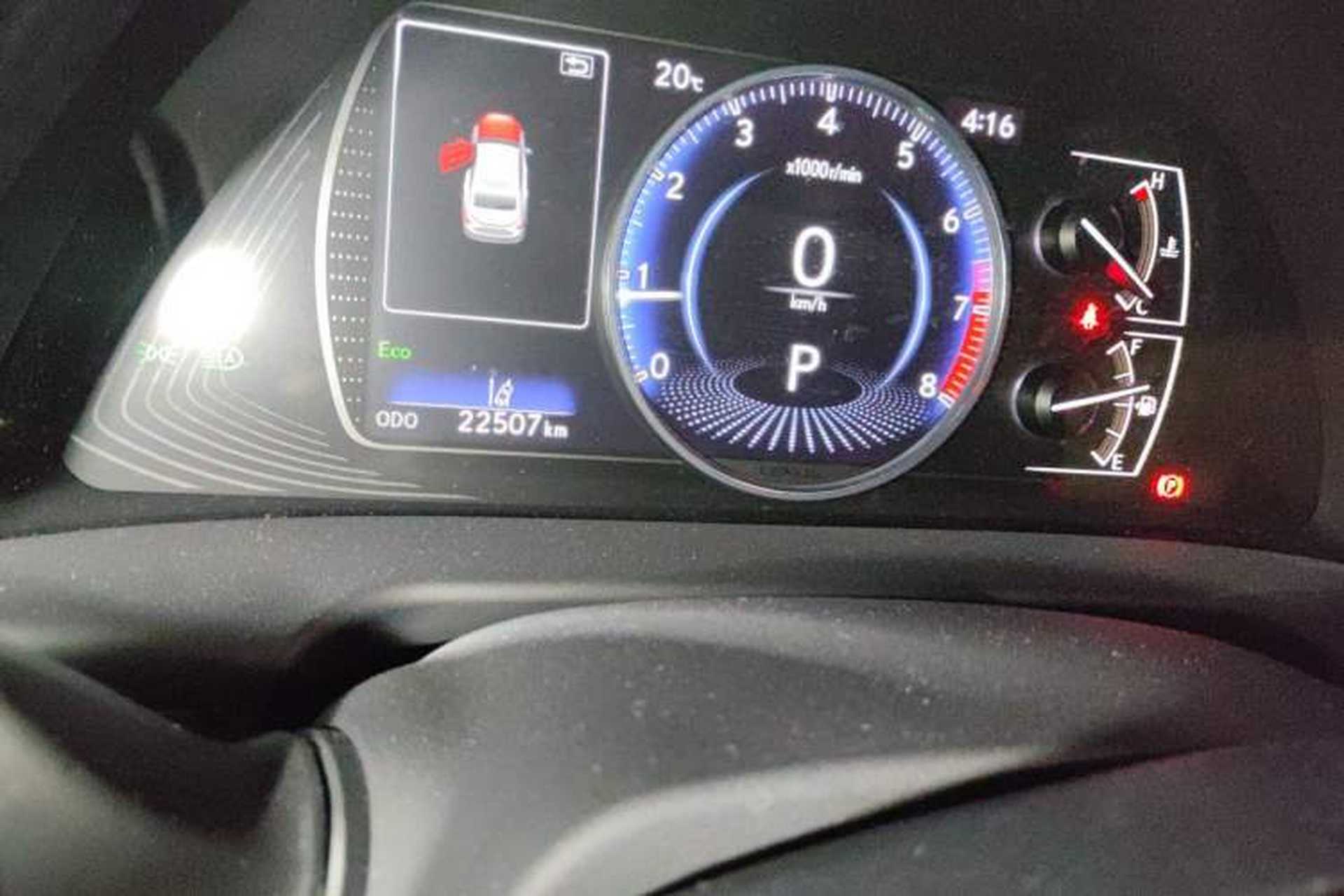Used Lexus ES 2022 200 Excellence Edition Odometer Close Up