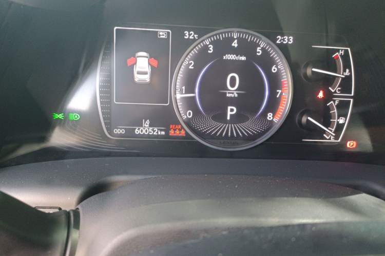Used Lexus ES 2022 200 Excellence Edition Odometer Close Up